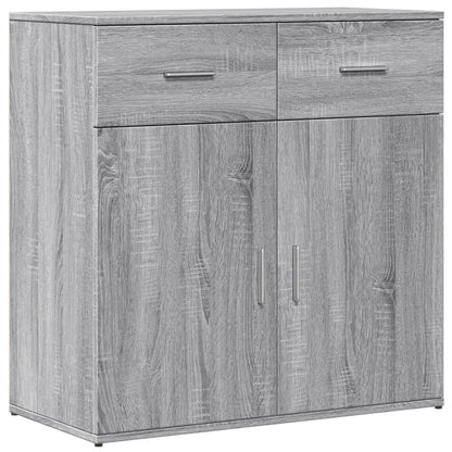 Sideboard Grau Sonoma 79x38x80 cm Holzwerkstoff