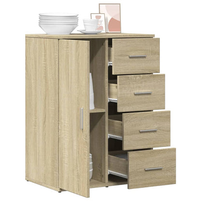 Sideboard Sonoma-Eiche 59x39x80 cm Holzwerkstoff