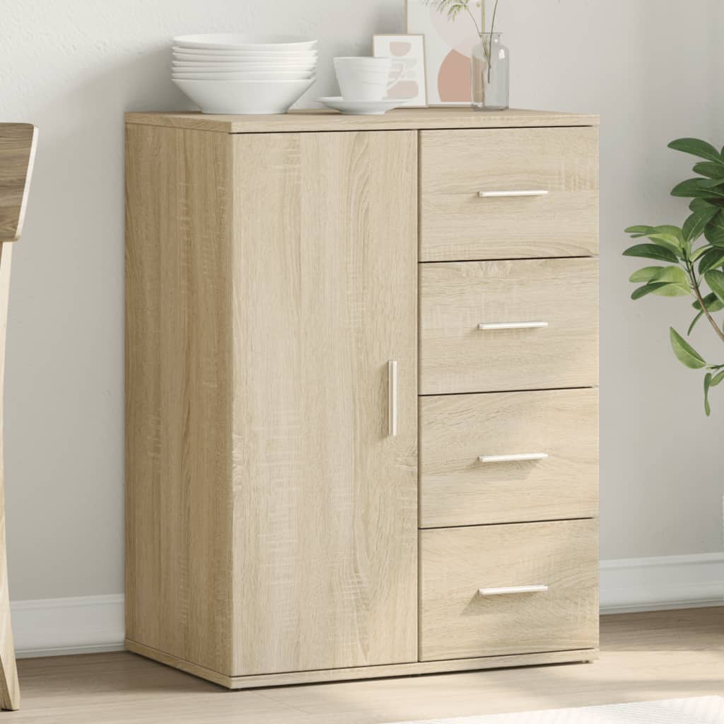 Sideboard Sonoma-Eiche 59x39x80 cm Holzwerkstoff