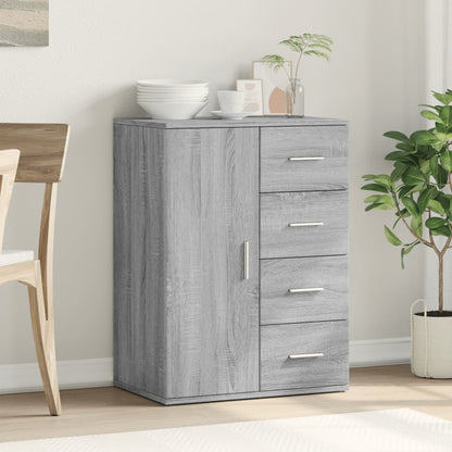 Sideboard Grau Sonoma 59x39x80 cm Holzwerkstoff