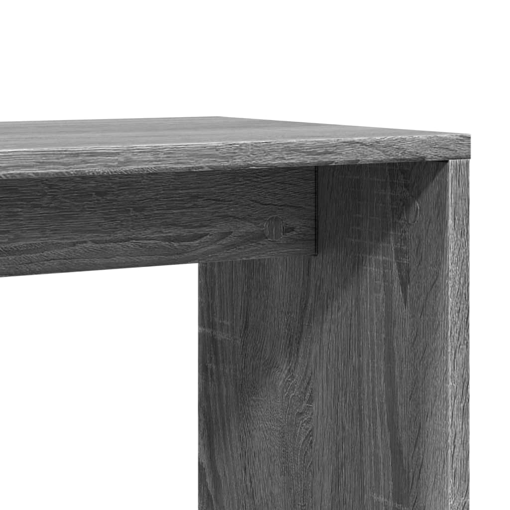 Beistelltisch Grau Sonoma 50x30x50 cm Holzwerkstoff