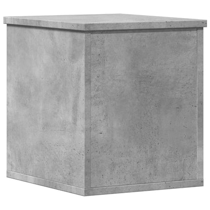 Truhe Betongrau 30x35x35 cm Holzwerkstoff