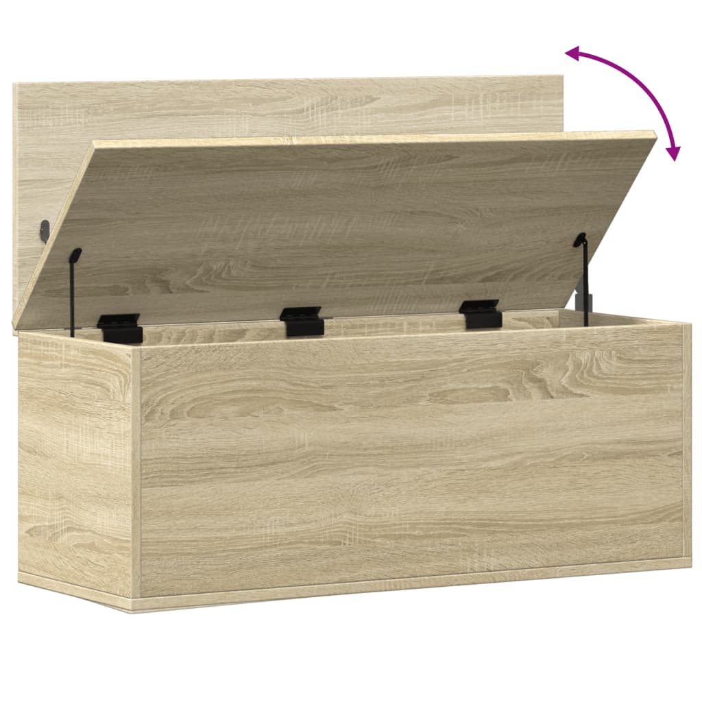 Truhe Sonoma-Eiche 90x35x35 cm Holzwerkstoff