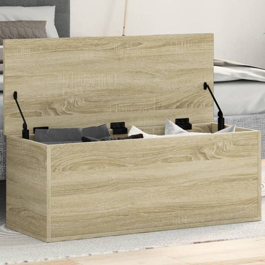 Truhe Sonoma-Eiche 90x35x35 cm Holzwerkstoff