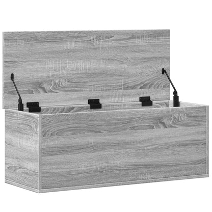 Truhe Grau Sonoma 90x35x35 cm Holzwerkstoff