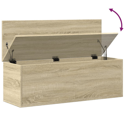 Truhe Sonoma-Eiche 102x35x35 cm Holzwerkstoff