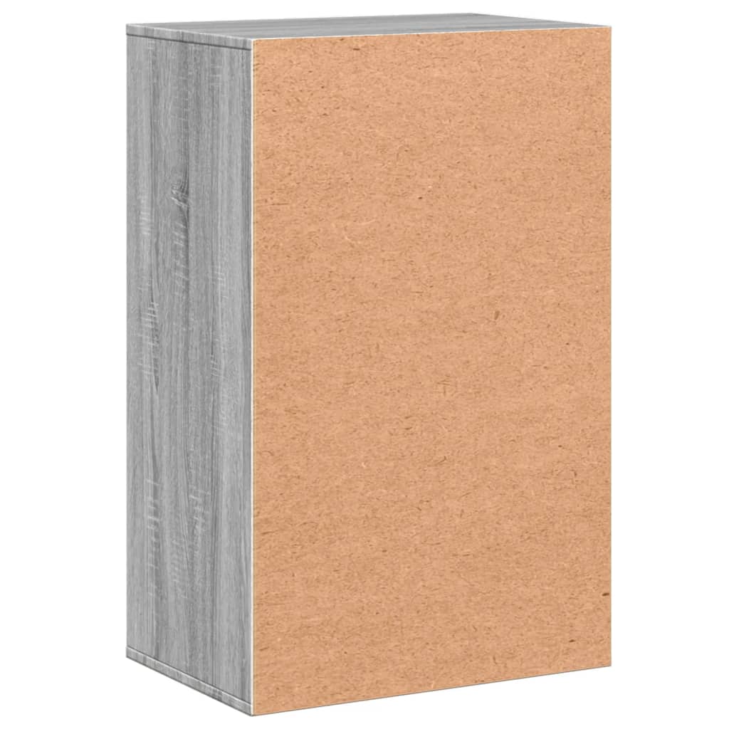 Beistellschrank Grau Sonoma 56,5x39x90 cm Holzwerkstoff