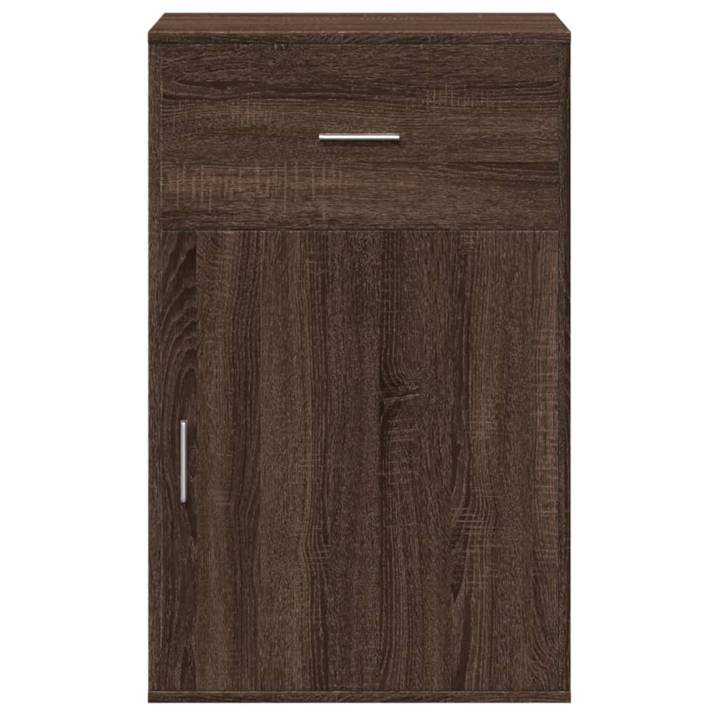 Beistellschrank Braun Eichen-Optik 56,5x39x90 cm Holzwerkstoff