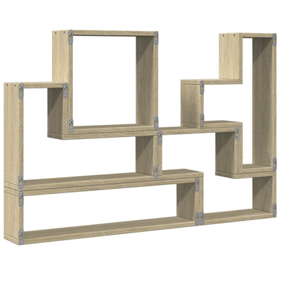 Wandregal Sonoma-Eiche 96x12x64 cm Holzwerkstoff