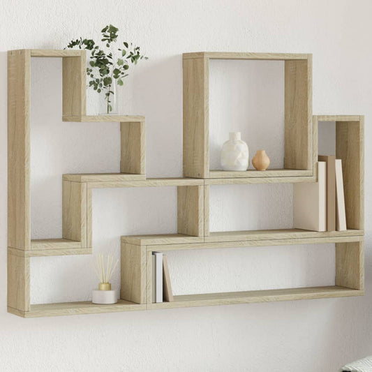 Wandregal Sonoma-Eiche 96x12x64 cm Holzwerkstoff