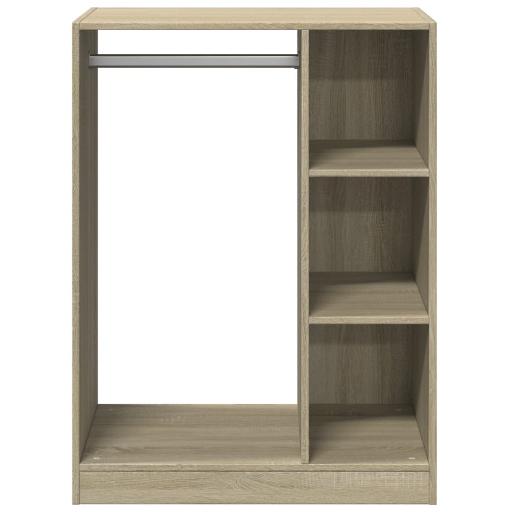 Kleiderschrank Sonoma-Eiche 77x48x102 cm Holzwerkstoff