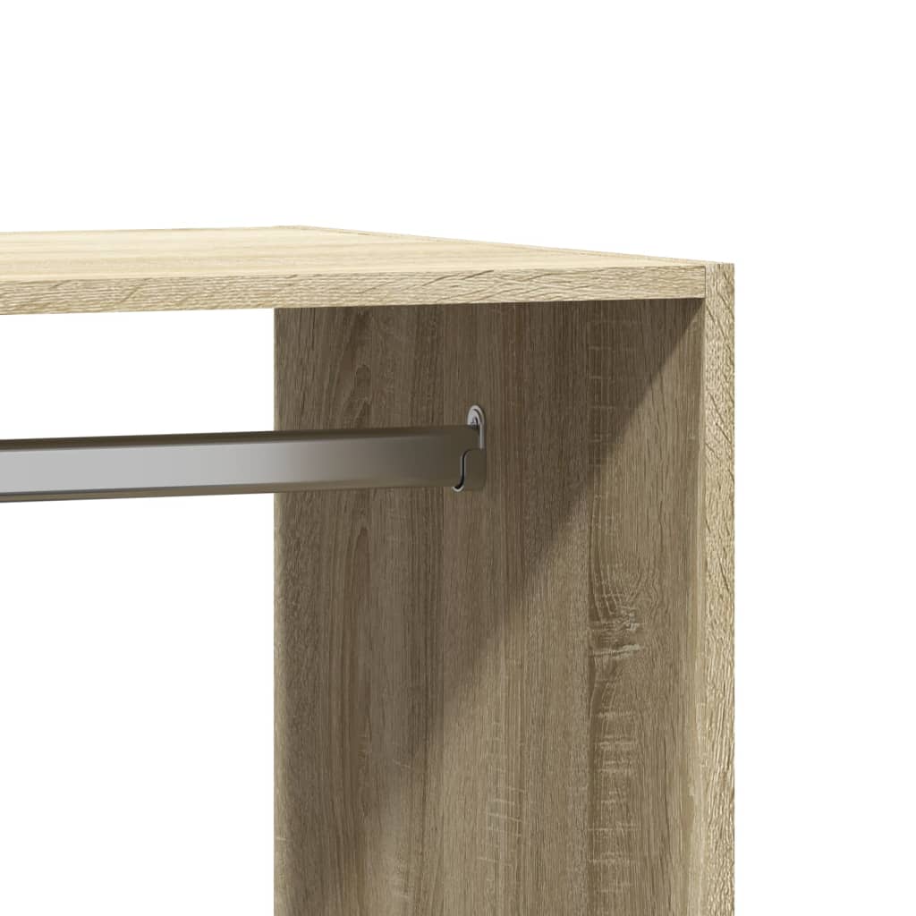 Kleiderschrank Sonoma-Eiche 77x48x102 cm Holzwerkstoff