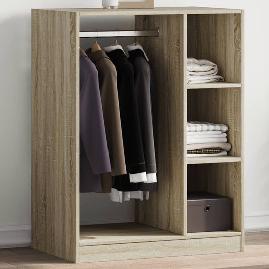 Kleiderschrank Sonoma-Eiche 77x48x102 cm Holzwerkstoff