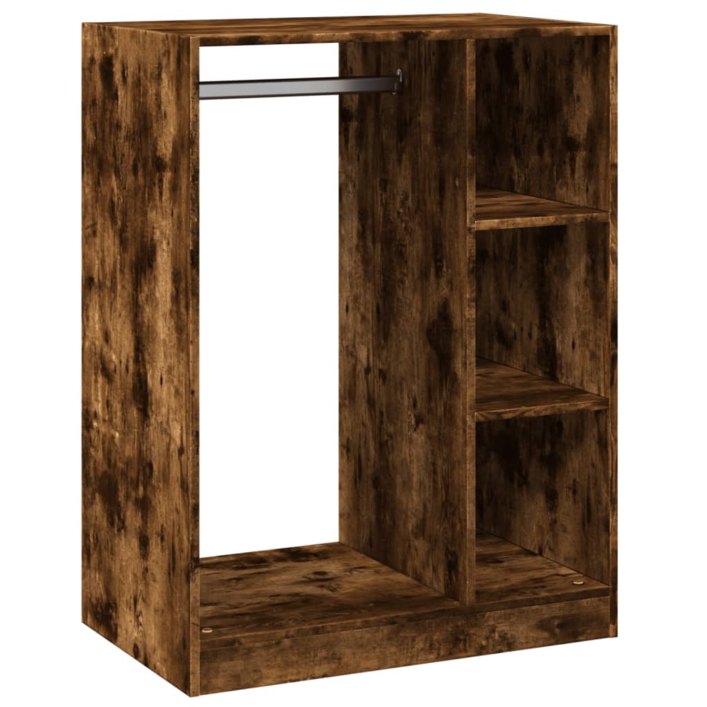 Kleiderschrank Räuchereiche 77x48x102 cm Holzwerkstoff