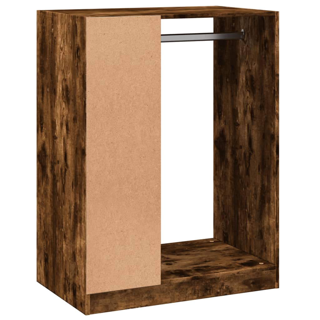 Kleiderschrank Räuchereiche 77x48x102 cm Holzwerkstoff