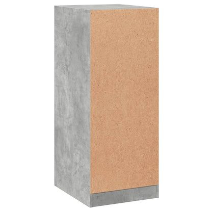 Kleiderschrank Betongrau 48x41x102 cm Holzwerkstoff