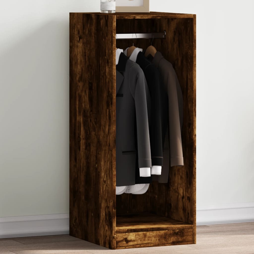 Kleiderschrank Räuchereiche 48x41x102 cm Holzwerkstoff