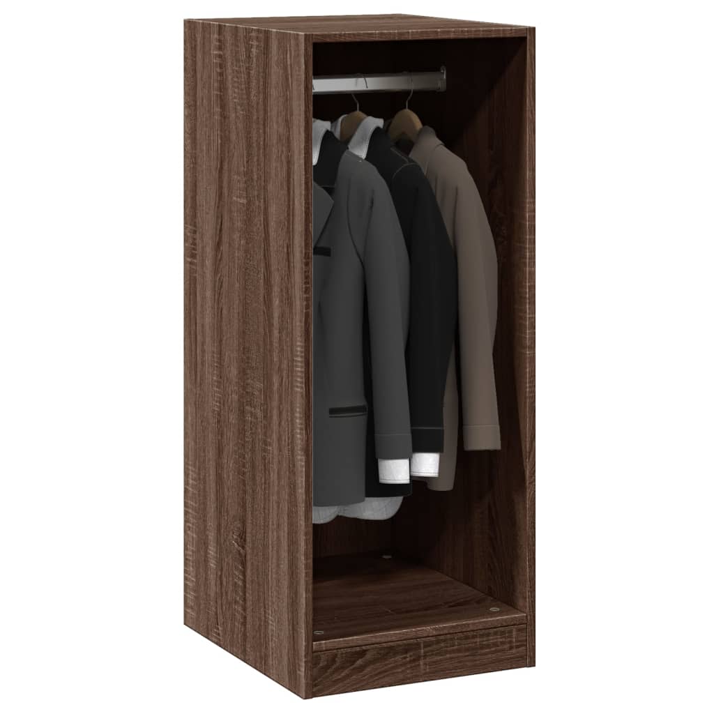 Kleiderschrank Braun Eichen-Optik 48x41x102 cm Holzwerkstoff