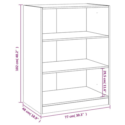 Kleiderschrank Weiß 77x48x102 cm Holzwerkstoff