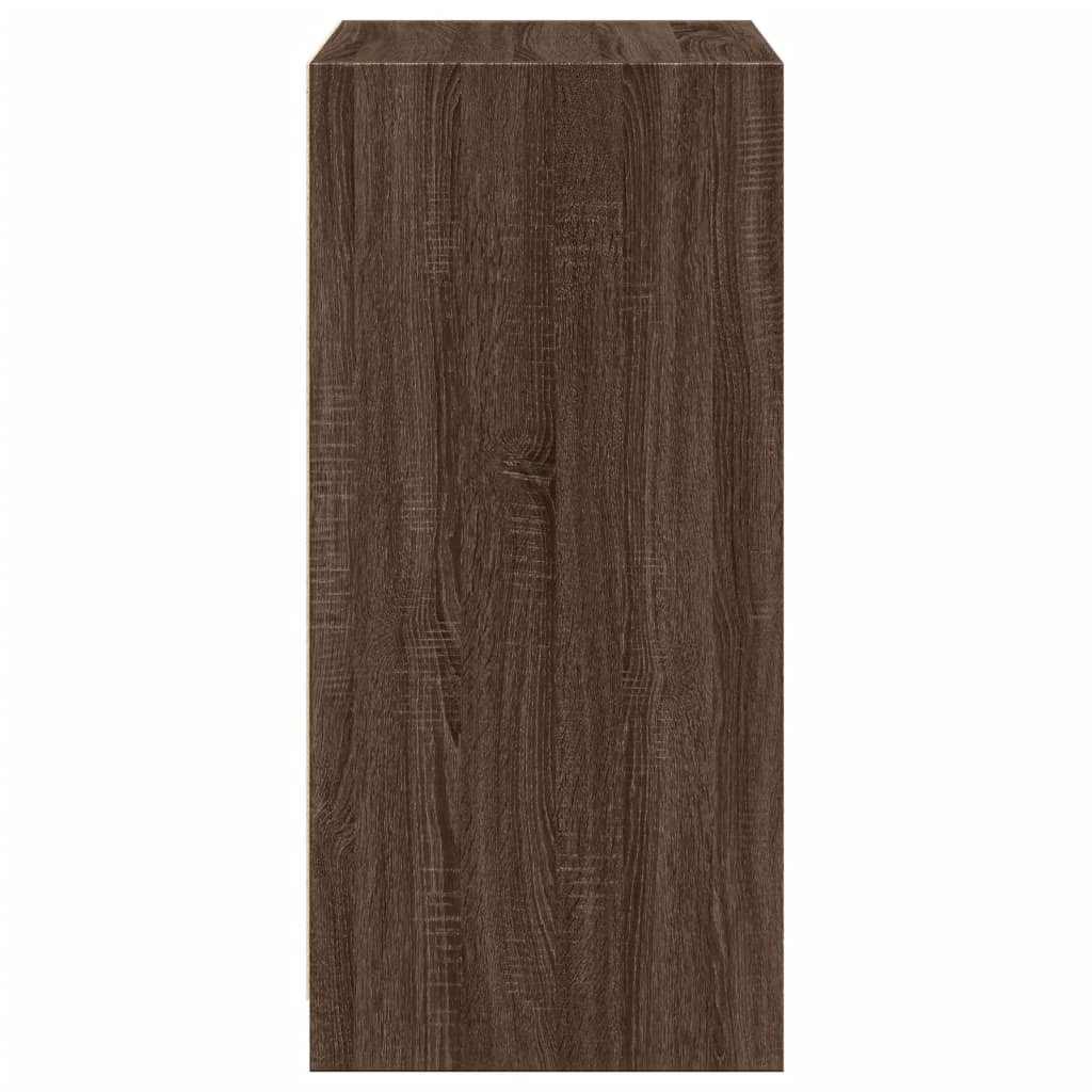 Kleiderschrank Braun Eichen-Optik 48x41x102 cm Holzwerkstoff