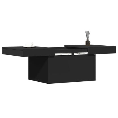 Couchtisch Schwarz 80x55x40 cm Holzwerkstoff