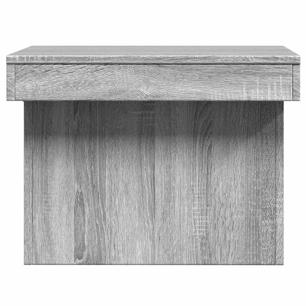 Couchtisch Grau Sonoma 80x55x40 cm Holzwerkstoff