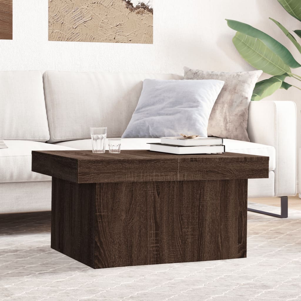 Couchtisch Braun Eichen-Optik 100x55x40 cm Holzwerkstoff