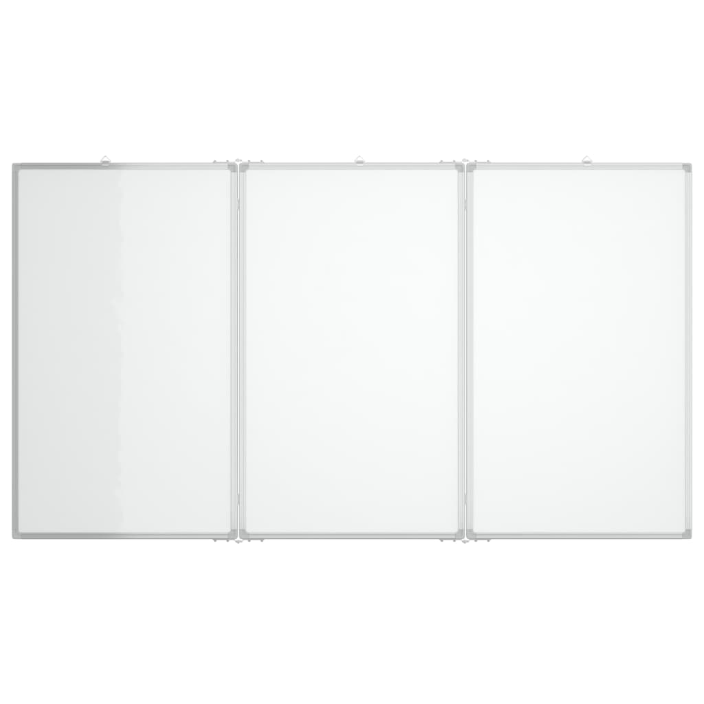 Magnetisches Whiteboard Klappbar 120x80x1,7 cm Aluminium