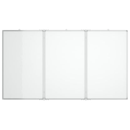 Magnetisches Whiteboard Klappbar 120x80x1,7 cm Aluminium