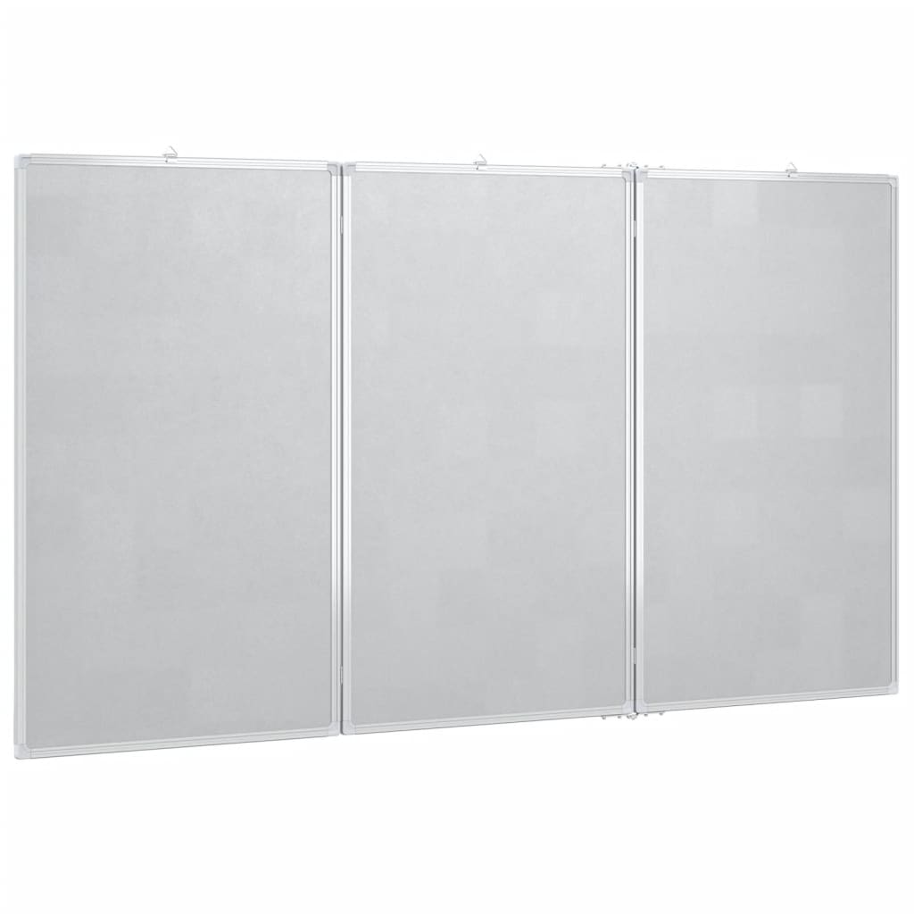 Magnetisches Whiteboard Klappbar 120x80x1,7 cm Aluminium