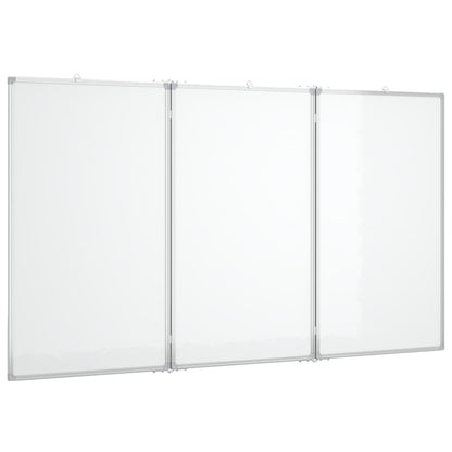 Magnetisches Whiteboard Klappbar 150x80x1,7 cm Aluminium