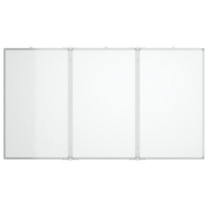 Magnetisches Whiteboard Klappbar 150x100x1,7 cm Aluminium