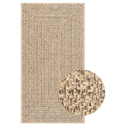 Teppich ZIZUR 60x110 cm Jute-Optik Indoor und Outdoor