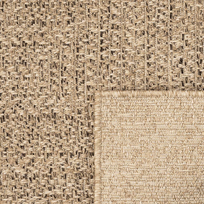 Teppich ZIZUR 80x200 cm Jute-Optik Indoor und Outdoor