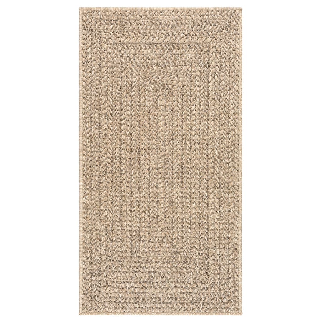 Teppich ZIZUR 100x200 cm Jute-Optik Indoor und Outdoor