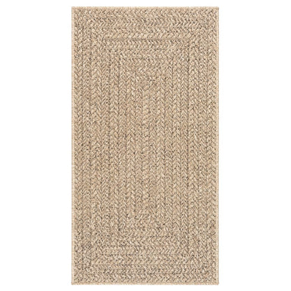 Teppich ZIZUR 100x200 cm Jute-Optik Indoor und Outdoor