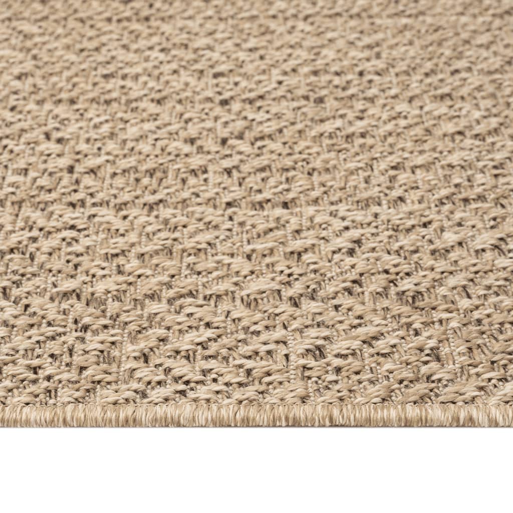 Teppich ZIZUR 100x200 cm Jute-Optik Indoor und Outdoor