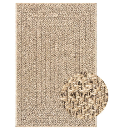 Teppich ZIZUR 240x340 cm Jute-Optik Indoor und Outdoor