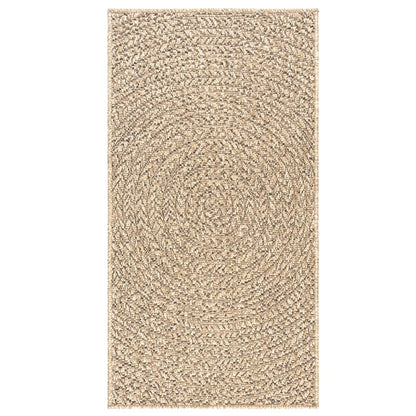 Teppich ZIZUR 60x110 cm Jute-Optik Indoor und Outdoor