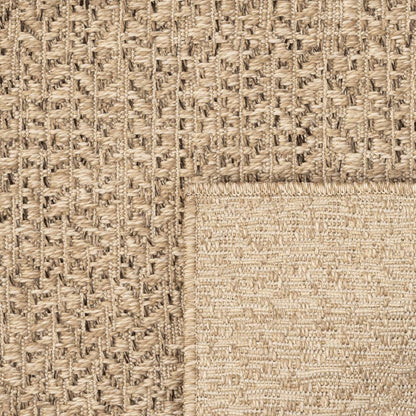 Teppich ZIZUR 80x250 cm Jute-Optik Indoor und Outdoor