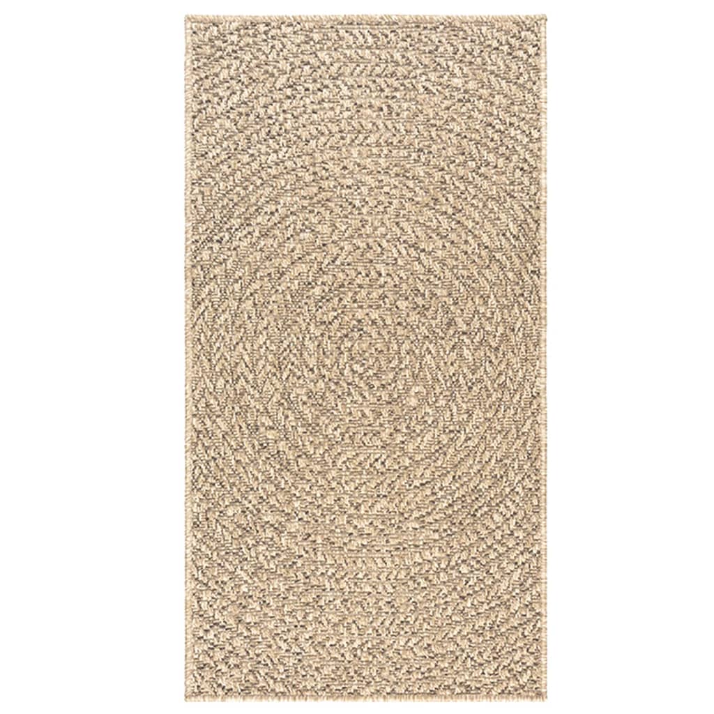 Teppich ZIZUR 100x200 cm Jute-Optik Indoor und Outdoor