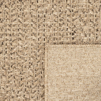 Teppich ZIZUR 100x200 cm Jute-Optik Indoor und Outdoor