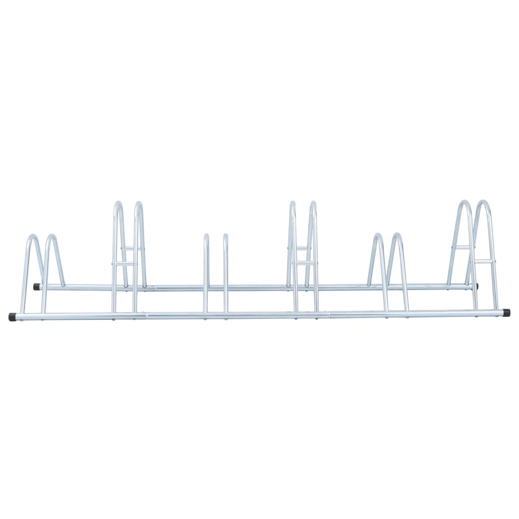 Fahrradständer für 6 Fahrräder Freistehend Verzinkter Stahl