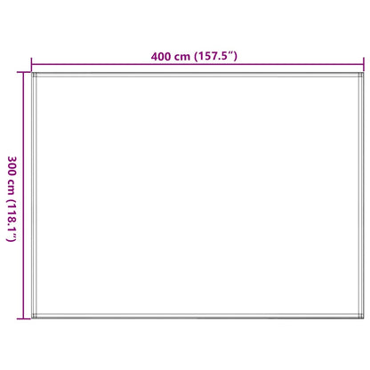 Zeltteppich Hellgrün 300x400 cm HDPE