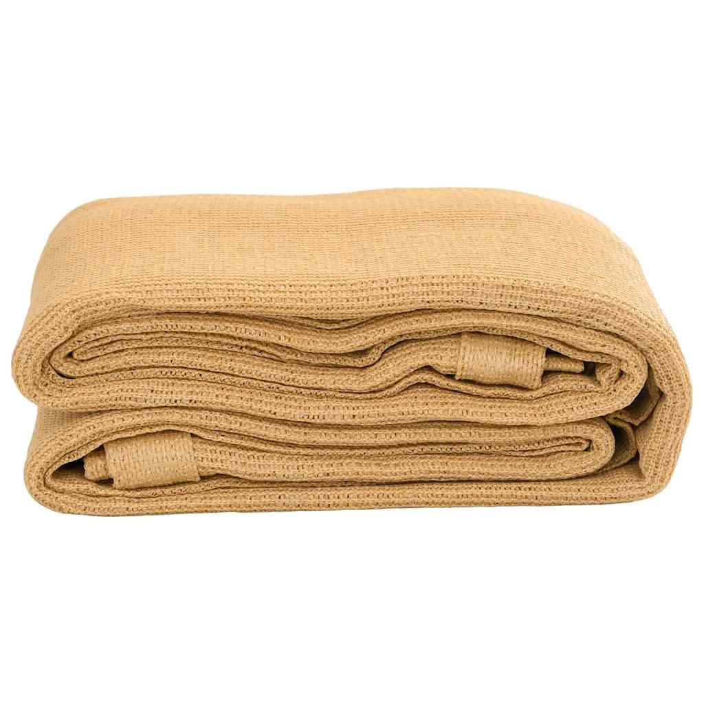 Zeltteppich Sandfarbe 250x350 cm HDPE