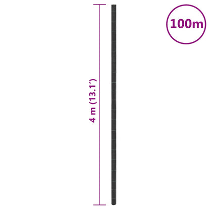 Unkrautvlies Schwarz 4x100 m PP