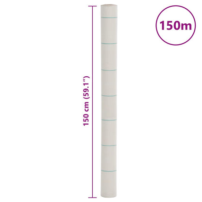 Unkrautvlies Weiß 1,5x150 m PP