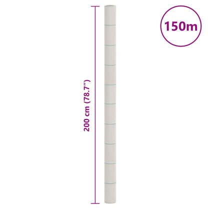 Unkrautvlies Weiß 2x150 m PP