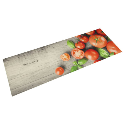 Küchenteppich Waschbar Tomaten 45x150 cm Samt