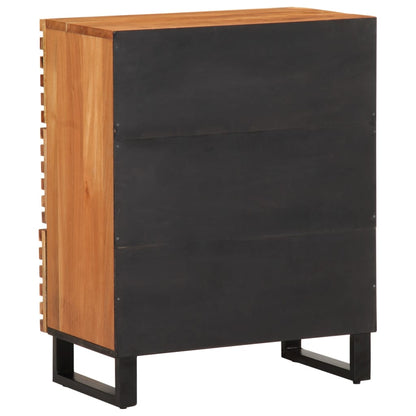 Sideboard 2 Stk. 60x34x75 cm Massivholz Akazie